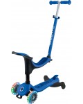 Тротинетка 4 в 1 Globber - Go Up Sporty Lights 360°, синя