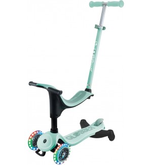 Тротинетка 4 в 1 Globber - Go Up Sporty Lights 360°, зелена
