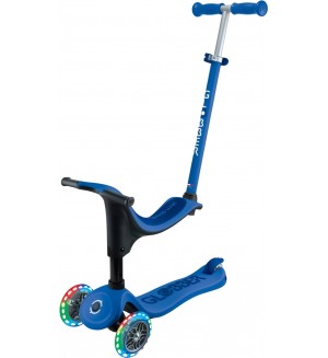 Тротинетка 4 в 1 Globber - Go Up Sporty Lights, синя