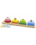 Цветен сортер Viga Toys - Геометрични фигури