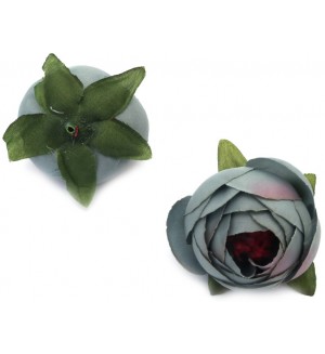 Цветя за декорация Ем Арт - Божури, 4.5 cm, сини (5 бр.)