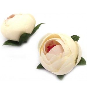 Цветя за декорация Ем Арт - Божури, 4.5 cm, жълти (5 бр.)