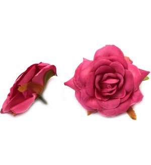 Цветя за декорация Ем Арт - Рози, 7 cm, розови (2 бр.)