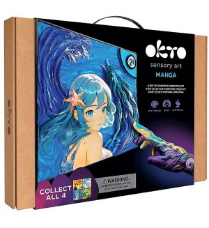 Творчески 3D комплект с моделин Okto Manga - Вода
