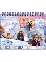 Творчески комплект 2 в 1 Totum - Книжка за оцветяване и стикери, Frozen