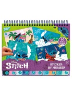 Творчески комплект 2 в 1 Totum - Книжка за оцветяване и стикери, Стич Творчески комплект 2 в 1 Totum - Книжка за оцветяване и стикери, Стич