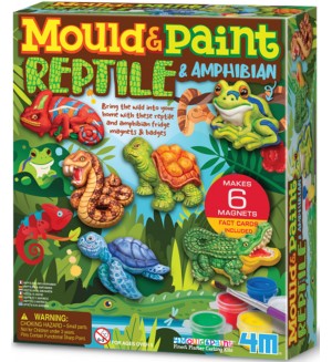 Творчески комплект 4M - Фигури от гипс, влечуги Творчески комплект 4M - Фигури от гипс, влечуги