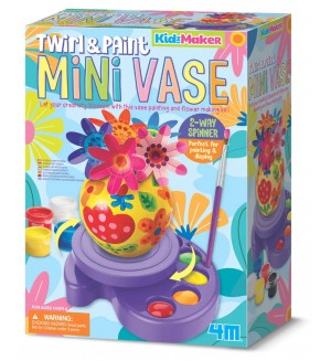 Творчески комплект 4M KidzMaker - Оцвети и декорирай ваза