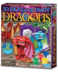 Творчески комплект 4M - Отлей и оцвети 3D дракони