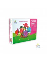 Творчески комплект Andreu Toys - Направи си цветя от помпони