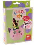 Творчески комплект Apli Kids - Еднорог от пом-пон