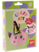 Творчески комплект Apli Kids - Еднорог от пом-пон