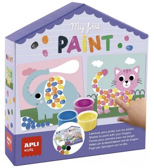 Творчески комплект Apli Kids - Моята първа Рисунка  с пръсти 