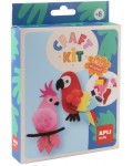 Творчески комплект Apli Kids - Папагали от филц