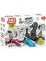 Творчески комплект Art Craft - Моделиране с пластилин, игра на шах, 400 g Творчески комплект Art Craft - Моделиране с пластилин, игра на шах, 400 g
