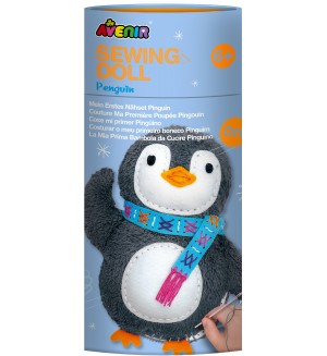 Творчески комплект Avenir - Уший си сам плюшена играчка, Пингвин Творчески комплект Avenir - Уший си сам плюшена играчка, Пингвин