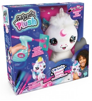 Творчески комплект Canal Toys Airbrush plush - Плюшена играчка за оцветяване, Еднорог