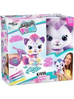 Творчески комплект Canal Toys Airbrush plush - Плюшена играчка за оцветяване, Коте
