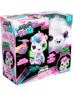 Творчески комплект Canal Toys Airbrush plush - Плюшена играчка за оцветяване, Светещ еднорог