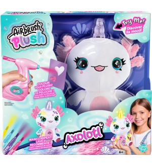 Творчески комплект Canal Toys - Оцвети плюшена играчка, аксолотъл Творчески комплект Canal Toys - Оцвети плюшена играчка, аксолотъл