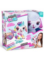 Творчески комплект Canal Toys - Плюшена играчка за оцветяване, Сладко кученце