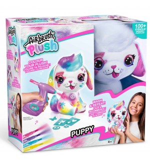 Творчески комплект Canal Toys - Плюшена играчка за оцветяване, Сладко кученце