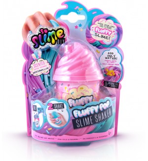 Творчески комплект Canal Toys - So Slime, Пухкав слайм шейкър, розов