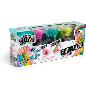 Творчески комплект Canal Toys - So Slime, Слайм шейкър, 3 цвята