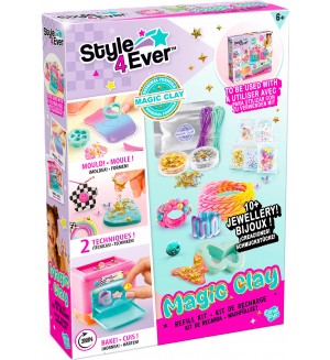 Творчески комплект Canal Toys Style 4 Ever - Бижута от магическа глина Творчески комплект Canal Toys Style 4 Ever - Бижута от магическа глина