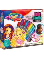 Творчески комплект Colorino Creative - Пастели и мъниста за коса 