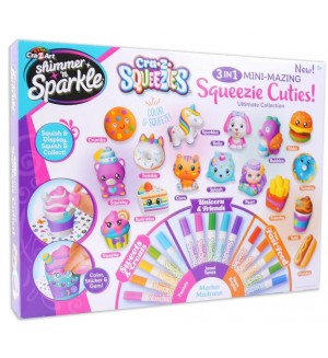Творчески комплект Cra-Z-Art - Оцвети Squeezies фигурки