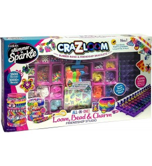 Творчески комплект Cra-Z-Art - Студио за гривни на приятелството, всичко в едно