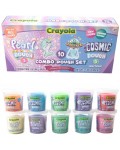 Творчески комплект Crayola - Моделин Pearl & Cosmic, 10 броя, 850 g