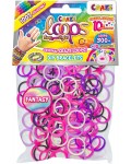 Творчески комплект Craze Loops - 300 броя ластици, асортимент