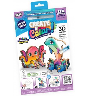 Творчески комплект Create N Colour - Делфин и октопод