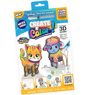Творчески комплект Create N Colour - Коте и агънце