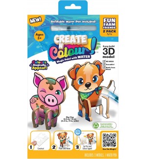 Творчески комплект Create N Colour - Куче и прасенце