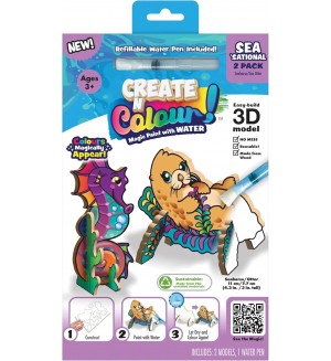 Творчески комплект Create N Colour - Морско конче и видра
