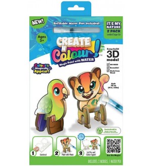Творчески комплект Create N Colour - Пума и папагал