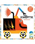 Творчески комплект Djeco - Aнимирани картини Kinoptik, превозни средства