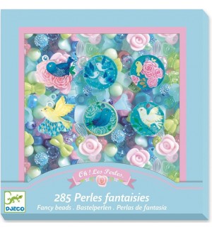 Творчески комплект Djeco  Fancy Beads Bird - Създай Бижута