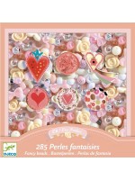 Творчески комплект Djeco - Направи си сам бижу Fancy Beads Hear 