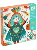 Творчески комплект Djeco - Направи си сам картини с фолиа, Хармония