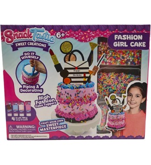 Творчески комплект Felyx Toys Snack Tastic - Декоративни вкусотии, торта Fashion Girl Творчески комплект Felyx Toys Snack Tastic - Декоративни вкусотии, торта Fashion Girl
