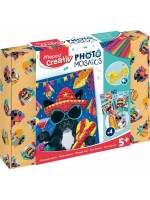 Творчески комплект фотомозайка Maped Creativ - Животни-приключенци