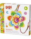 Творчески комплект Goki - За плетене на шнур, цвете или пеперуда