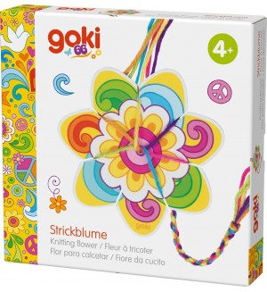 Творчески комплект Goki - За плетене на шнур, цвете или пеперуда