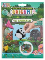 Творчески комплект Grafix - Направи си сам Оригами, 12 животни