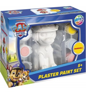 Творчески комплект Grafix - Оцвети си фигурка, Paw Patrol, Маршал