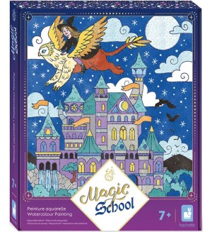 Творчески комплект Janod - Magic School, акварелни рисунки